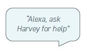 Alexa skill examples for myHarvey app