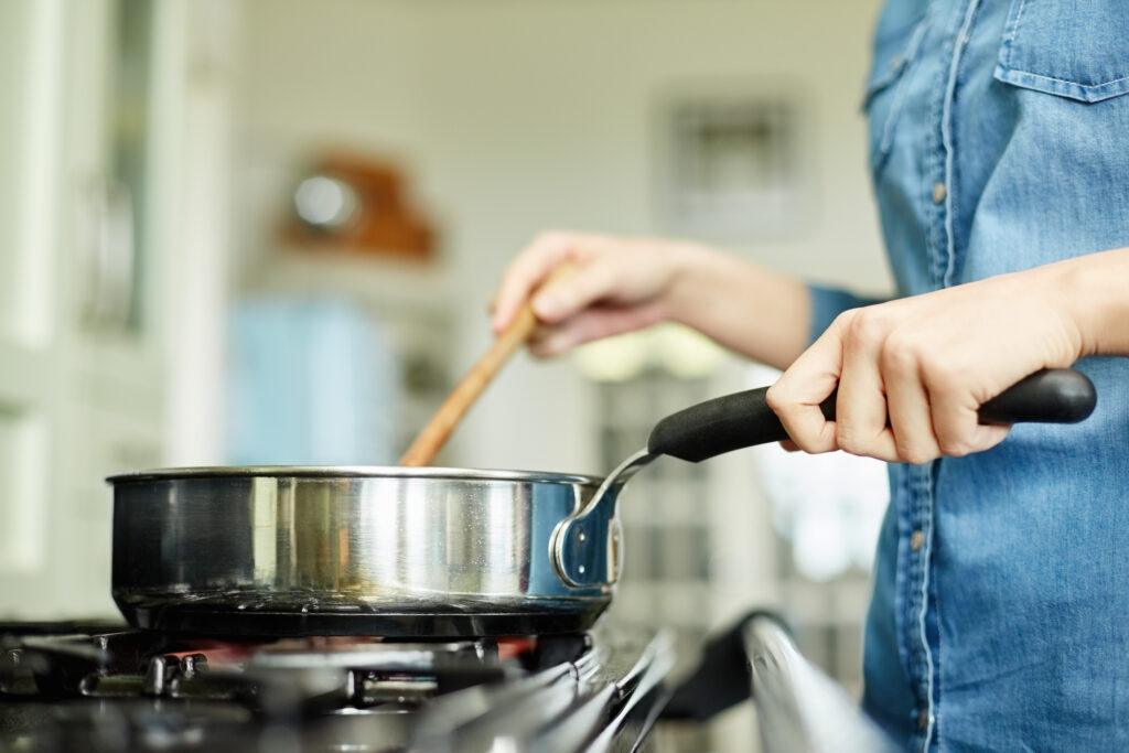 stainless steel pan