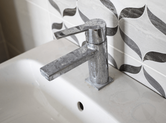 LImescale on bathroom taps